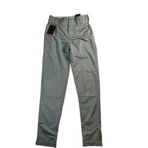 Marucci Youth Kids Size Medium Gray On Base Baseball Pants Tapered NWT